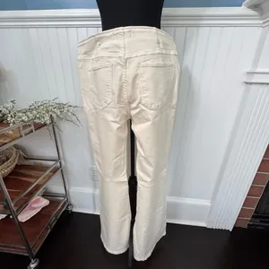 NWT Free People Penny Pull on Flare Jeans ~ White~ size 32 🤍 thumbnail 10