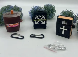 3 Case Airpod (1st and 2nd Gen) Dunkin Donuts,Off-White,The Holy Bilble thumbnail 1