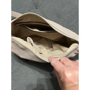 Cute cream camel beige adjustable small‎ purse bag thumbnail 5