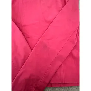 Vintage 2005 Old Navy Pink Cotton Blazer Polka‎ Dot Lining Y2K Barbiecore Small thumbnail 4
