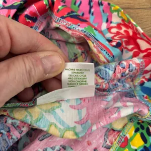 Lilly Pulitzer Marlowe Fishing for Compliments Colorful Floral Cotton Dress thumbnail 6