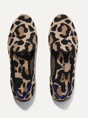 Rothy’s The Almond Toe Loafer Retired Desert Cat Leopard Print Knit Flats 5.5 thumbnail 15