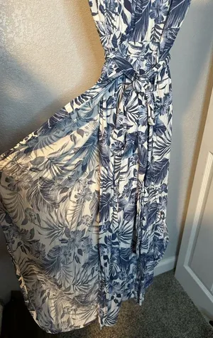 Ocean Drive Floral Slit Leg Strapless Jumpsuit thumbnail 2
