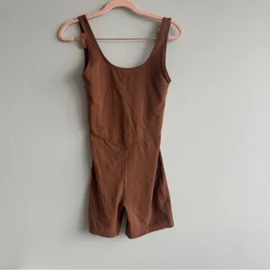 NWT Aritzia Butter romper brown thumbnail 3