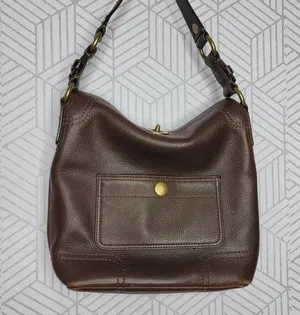 Coach Chelsea Brown Leather Turn Lock thumbnail 11