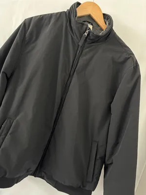 Y2K 2000s Faded Glory Men's Black Fleece-Lined Utility Bomber Jacket Size M⁠ thumbnail 6