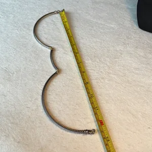 David Yurman Three Section Necklace .925/14k thumbnail 11