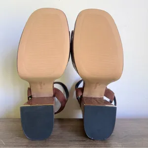 Kenneth Cole NEW Women’s New York Dolly Leather Platform Sandal Size 9.5 #B1674 thumbnail 10