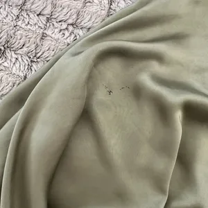 Zara Green Satin Bell Sleeve Crop Blouse with Tie Front thumbnail 6