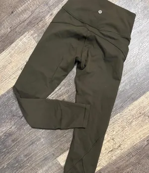 lululemon size 2‎ green leggings thumbnail 1
