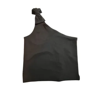 J.Crew Women's Black Ribbed‎ Strapless Tank Top Size M Casual Summer thumbnail 2