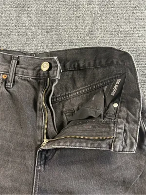 BDG Urban Outfitters Women's Boyfriend Wide-Leg Relaxed Black Denim Jeans 26x32 thumbnail 4
