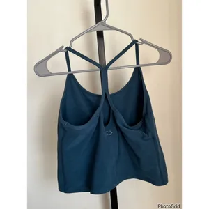 Beyond Yoga Spacedye Slim Racerback Cropped Top teal 2X thumbnail 3