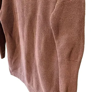 Free People Ottoman Slouchy Tunic Size Small oversized sweater ribbed knit mock thumbnail 8
