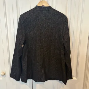 Old Navy Black Shimmer Jacket Size XL Tall‎ thumbnail 2