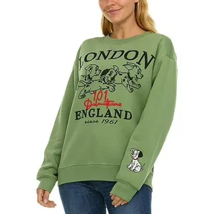 Disney 101 Dalmatians London England‎ Green Graphic Sweatshirt WQSJ060-3L59 thumbnail 10