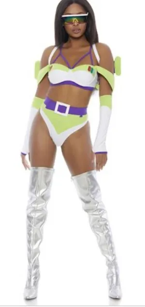 NEW Forplay To Infinity Buzz Lightyear Toy Story Costume Size Medium Large thumbnail 1