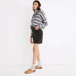 Madewell Denim High-Waist Button-Front Mini Skirt in Gilmore Wash Size 29‎ thumbnail 7