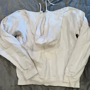 White Zip-Up Hoodie thumbnail 4