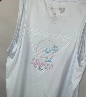 Aloha Tank Top White thumbnail 3