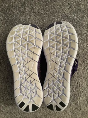 Nike Women's Free Purple Knit Running Sneakers, Size 8.5 thumbnail 3