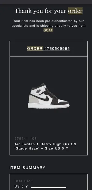 Air Jordan 1 Retro High Og Stage Haze thumbnail 2