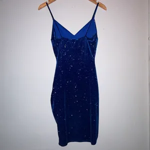 Blue Windsor Mini Dress Sparkly thumbnail 3