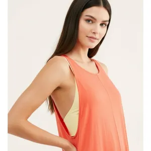 NWT Free People FP Beach Easy Livin One Piece in Coral Wide Leg Jumpsuit XS thumbnail 8