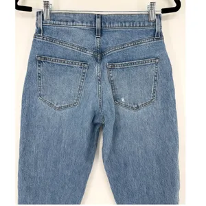AYR The Couch Slouch Jeans 24S Medium Wash High Rise Relaxed Tapered 90s Denim thumbnail 6