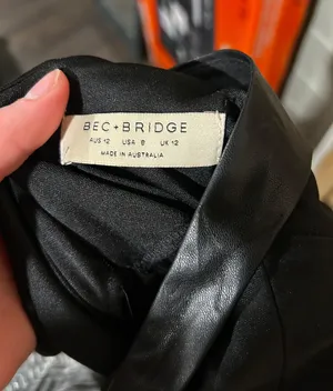 Bec+bridge Leather Dress thumbnail 5