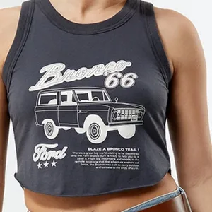 PacSun FORD Bronco '66 Gray Tank Top size M thumbnail 7