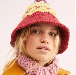 Free People High Road Fairisle Bucket Hat thumbnail 1