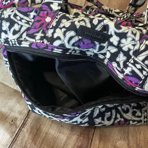 Vera Bradley Grand Traveler Quilted Carry On Bag — Purple Medallion Medi… thumbnail 5