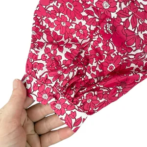 J. Crew Floral Popover Blouse Blushing Meadow Sz S NWT thumbnail 9
