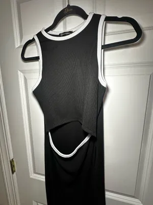 Black jersey dress Size M thumbnail 4