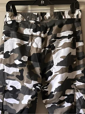 Streetwear Society Camo Print Cargo Jogger Pants w/Belt Sz M Fall Y2K 2000’s thumbnail 9