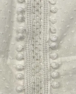 J Crew Skirt Womens 6 White A Line Mini Short Cotton Crochet Lace Side Zip thumbnail 2