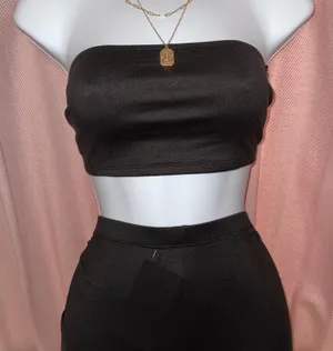 Two Piece Set Black Size M thumbnail 1