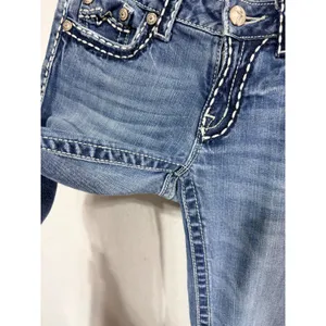 Miss Me Irene Bootcut Jeans Women's Size 29 Blue Western Embellished Boho Cotton thumbnail 8