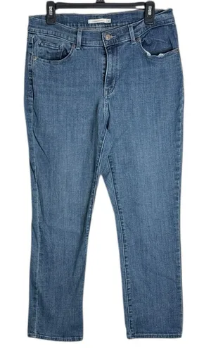 Levi's Classic Straight Medium Wash Blue Jeans size 12 thumbnail 1