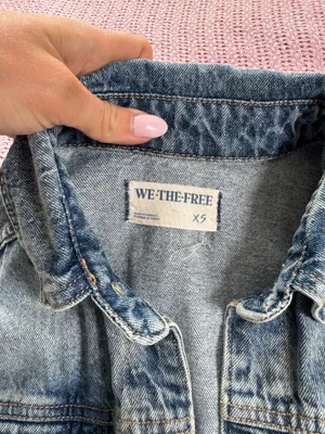 Free people Denim Romper thumbnail 3