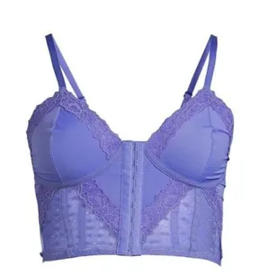 No Boundaries Purple Corset Top thumbnail 1