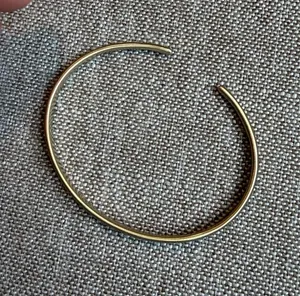 Kendra Scott Brushed Gold Open Cuff Bracelet thumbnail 1