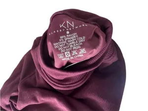 Klassy network Turtleneck Long Sleeve Plum Small thumbnail 4