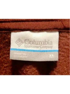 Columbia Women's Hooded Fleece Jacket Maroon Size M INV553 thumbnail 4
