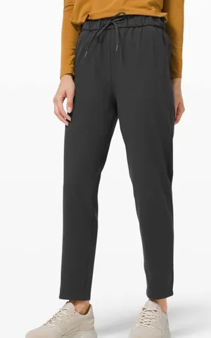 Lululemon Keep It Moving Black Pants High Rise 10 Women thumbnail 1