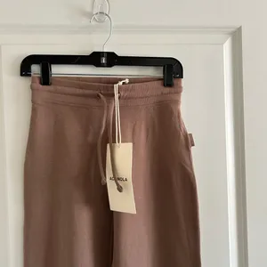 Adanola Taupe Wide-Leg Drawstring Pants thumbnail 5
