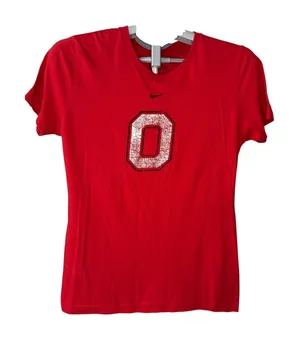Nike Ohio State Buckeyes Large T-Shirt‎ O Logo thumbnail 1