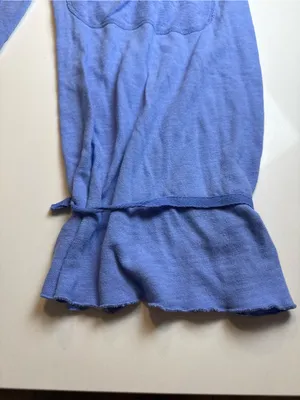 FREE PEOPLE Intimately‎ - Organic Cotton Blue Lounge Pants Size SP thumbnail 8