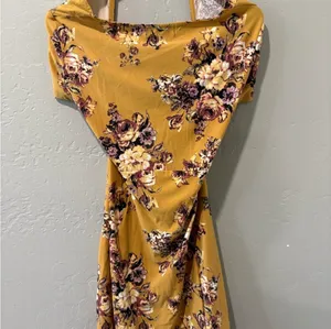 Streetwear Society Yellow Floral Short Dress thumbnail 8